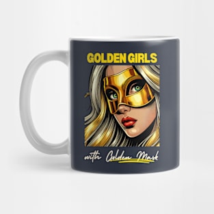 Golden Girls with Golden Mask Mug